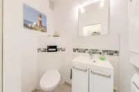 Gäste-WC mit WM-Anschluss