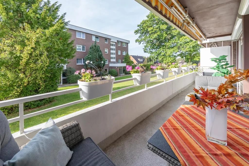 Großer Balkon