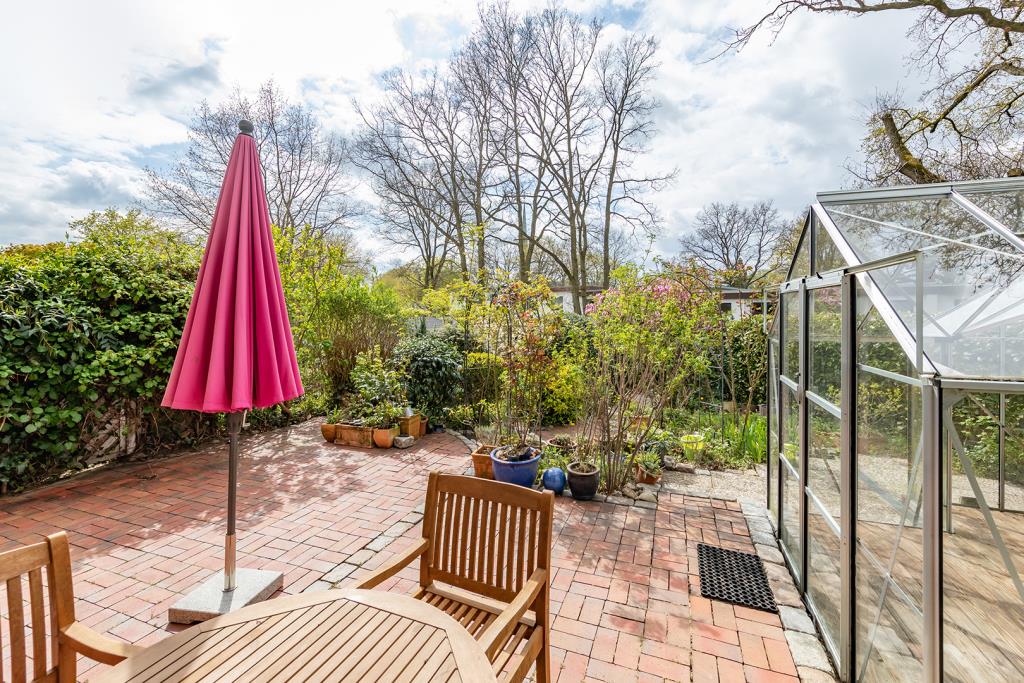 Sonnige Terrasse
