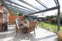 Überdachte Terrasse