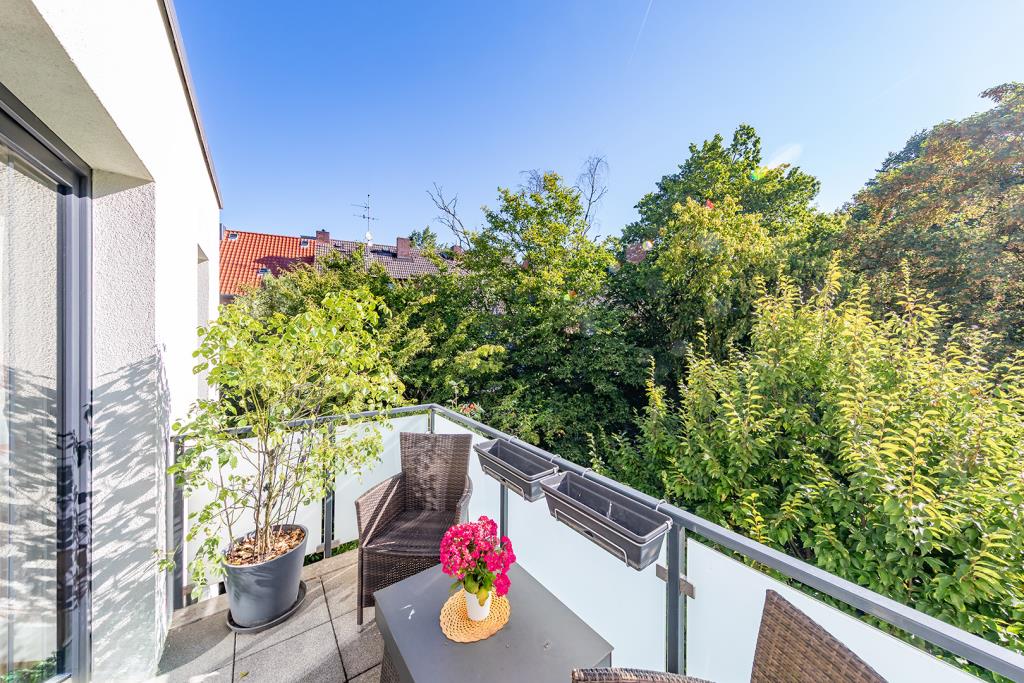 Sonnenverwöhnter Balkon