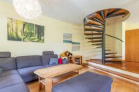 Stilvolle Wendeltreppe