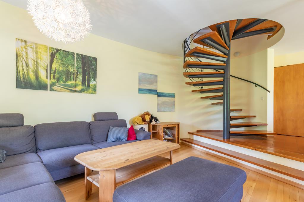Stilvolle Wendeltreppe