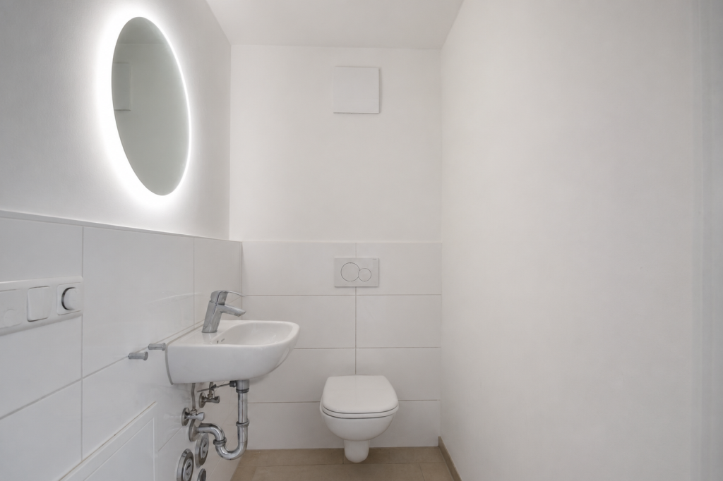 Gäste-WC im Staffelgeschoss