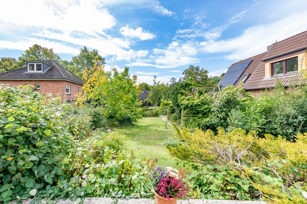 Blick vom Haus