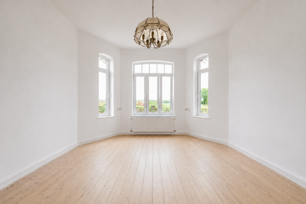 Erkerzimmer mit Feldblick