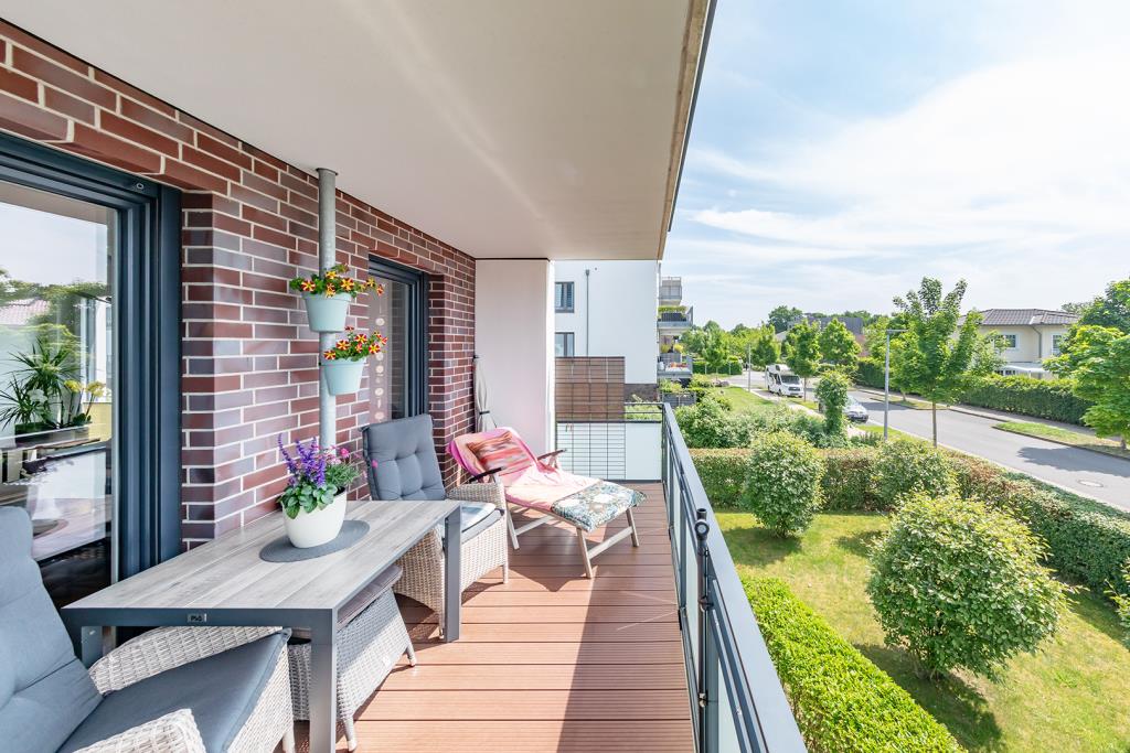 Sonniger Balkon