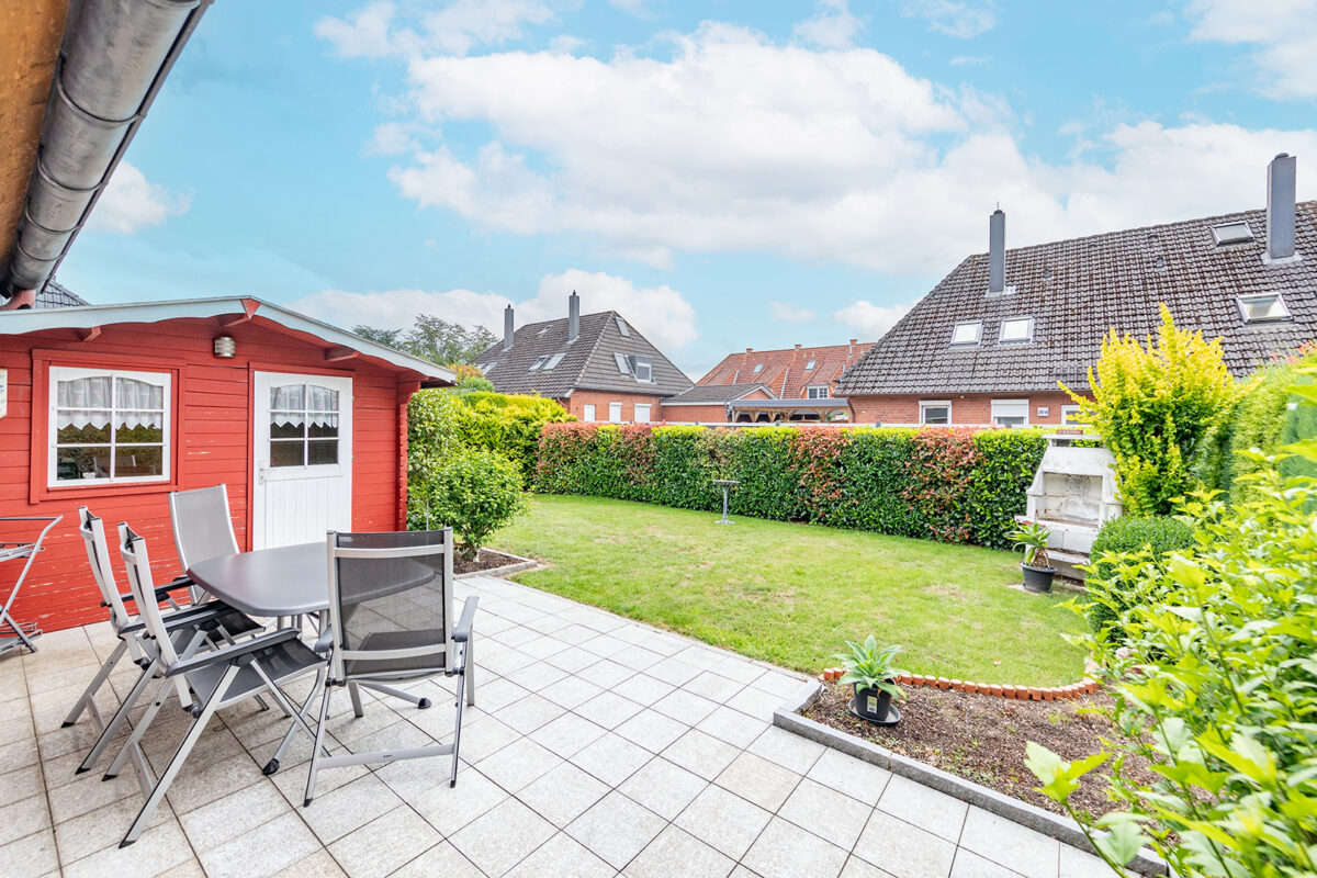 ... mit Terrassenzugang.