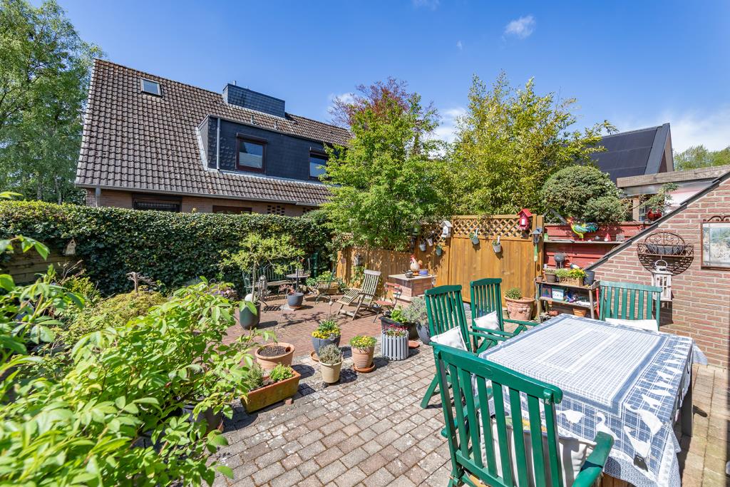 Sonnige Terrasse