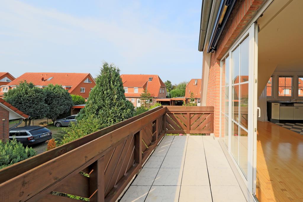 Sonniger Balkon