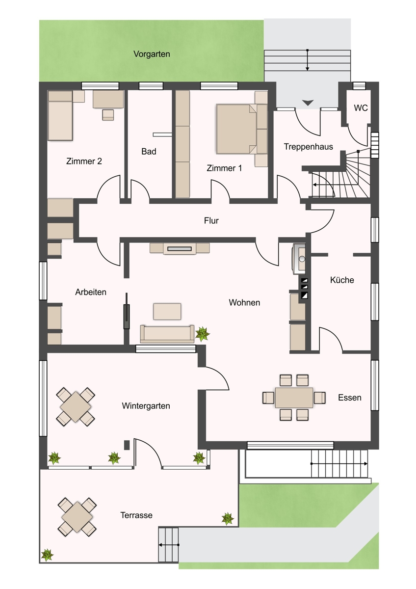 Erdgeschosswohnung
