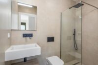 Sanitärbereich im Neubau