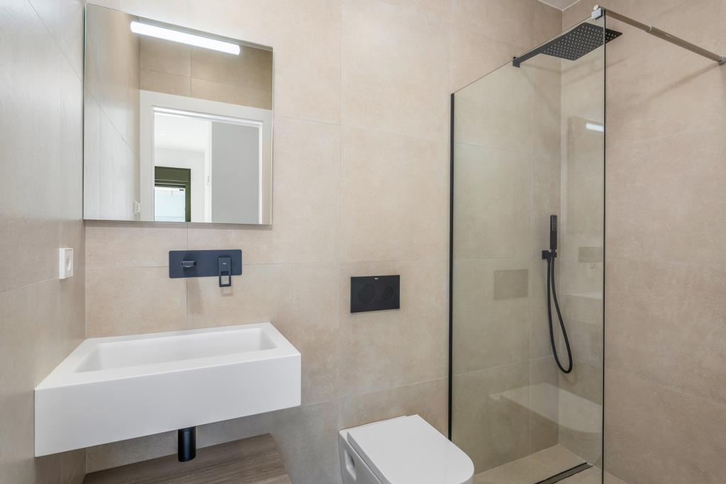 Sanitärbereich im Neubau